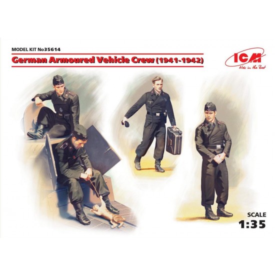 1/35 German Armoured Vehicle Crew 1941-1942