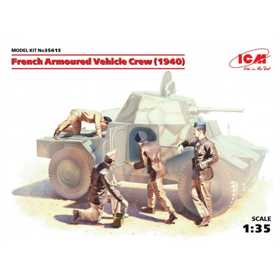 1/35 French Armoured Vehicle Crew 1940