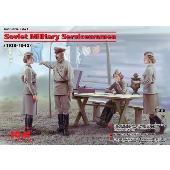 1/35 Soviet Military Servicewomen 1939-1942 (4 Figures)