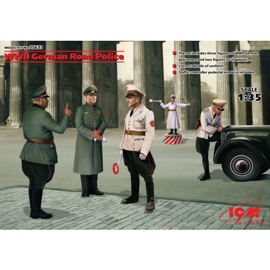 1/35 WWII German Road Police (5 figures)