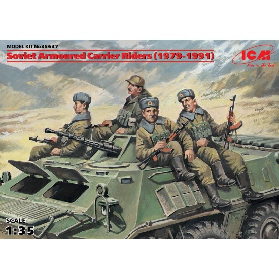 1/35 Soviet Armoured Carrier Riders 1979-1991 (4 figures)