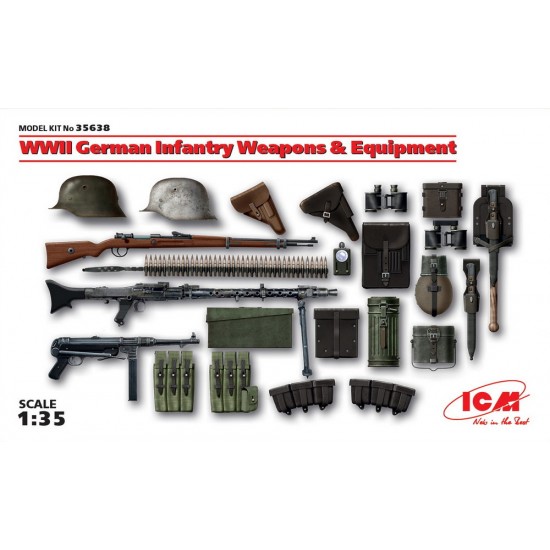 1/35 WWII German Infantry Weapons and Equipment