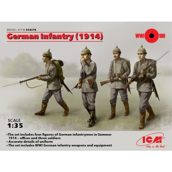1/35 German Infantry 1914 (4 Figures)