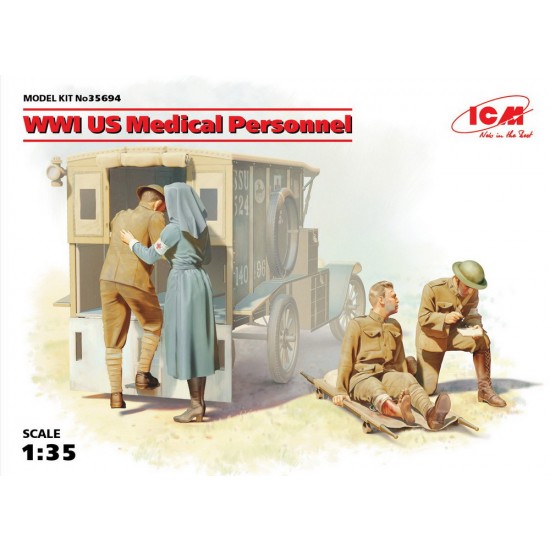 1/35 WWI US Medical Personnel