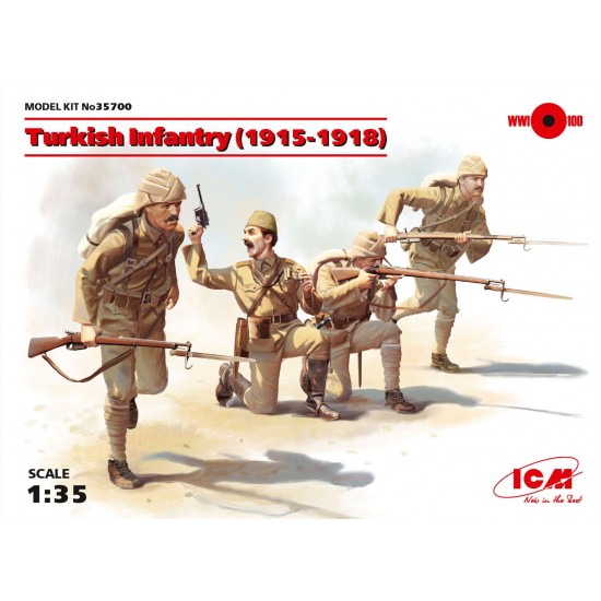 1/35 Turkish Infantry 1915-1918 (4 figures)
