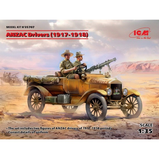 1/35 ANZAC Drivers 1917-1918 (2 figures) 