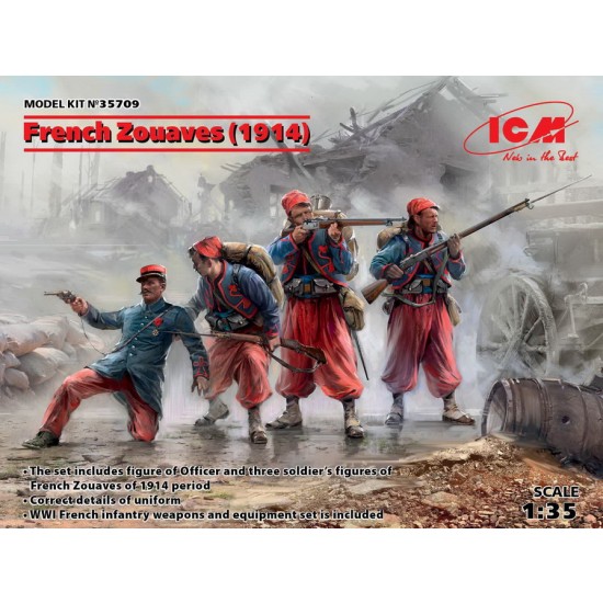 1/35 French Zouaves 1914 (4 figures)