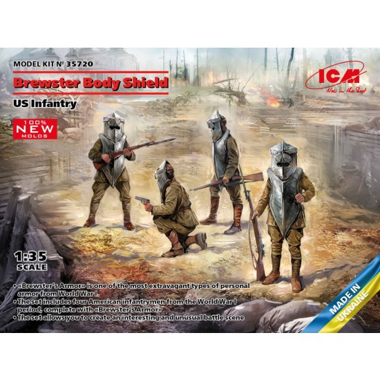 1/35 US Infantry Brewster Body Shield (4 figures)
