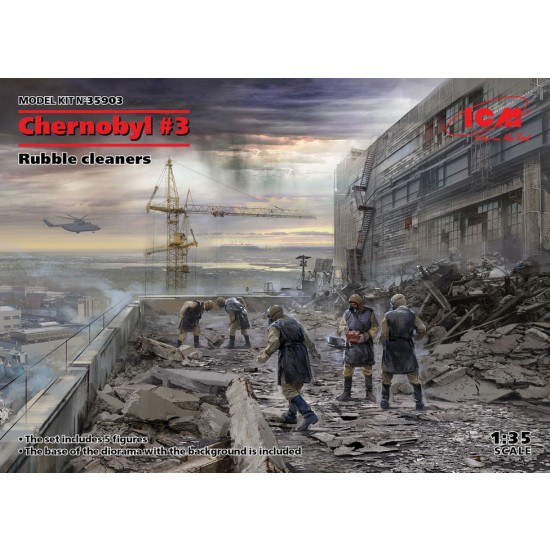 1/35 Chernobyl #3. Rubble Cleaners (5 figures)