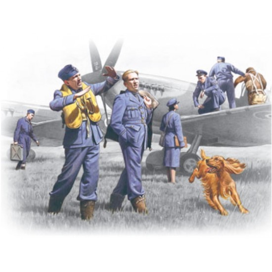 1/48 RAF Pilots and Ground Personnel 1939-1945