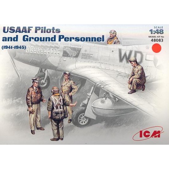 1/48 USAAF Pilots & Ground Personnel 1941-1945 (5 Figures)
