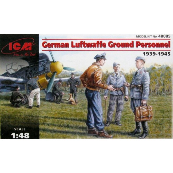1/48 German Luftwaffe Ground Personnel 1939-1945 (7 Figures)