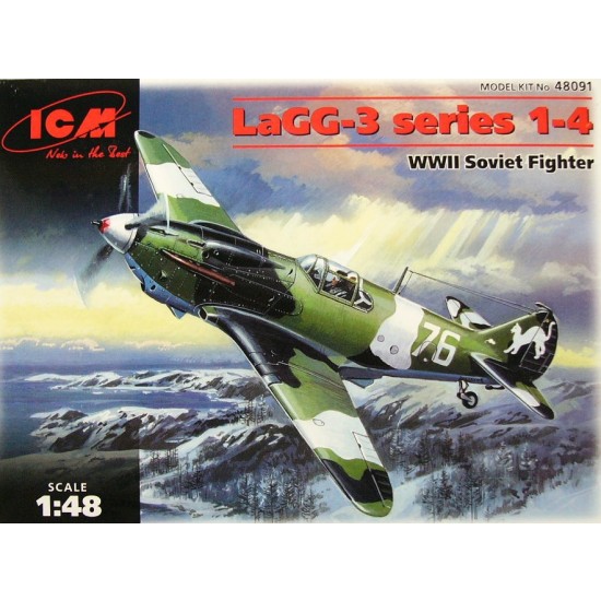 1/48 WWII Soviet Fighter Lavochkin LaGG-3 Series 1-4