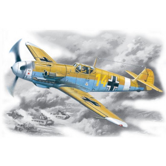 1/48 WWII German Fighter Messerschmitt Bf 109F-4Z/Trop