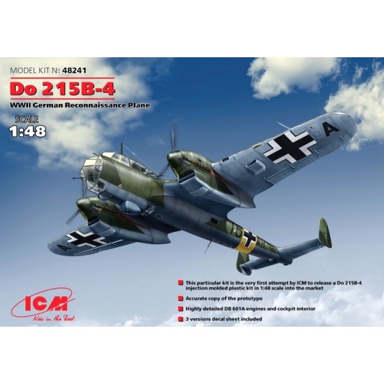 1/48 WWII German Reconnaissance Aircraft Dornier Do215B-4