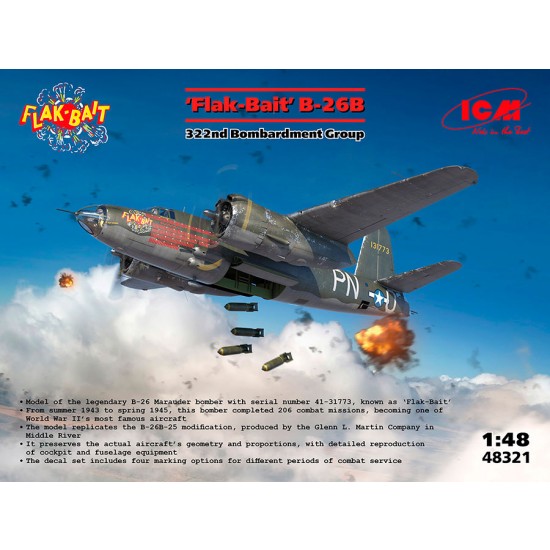 1/48 Flak Bait B-26B 322nd Bombardment Group
