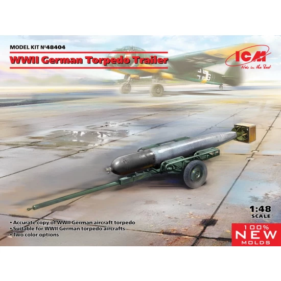 1/48 WWII German Torpedo Trailer