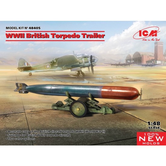 1/48 WWII British Torpedo Trailer