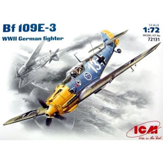 1/72 WWII German Fighter Messerschmitt Bf 109E-3
