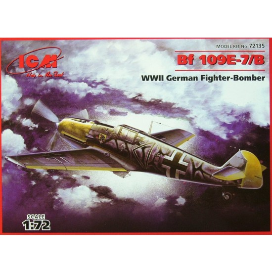 1/72 WWII German Fighter-Bomber Messerschmitt Bf 109E-7/B