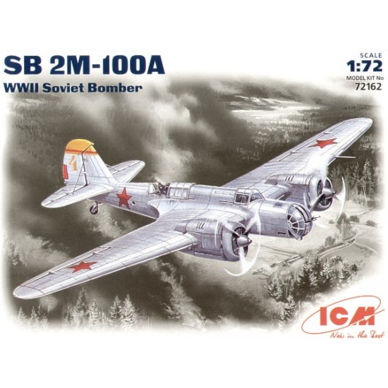 1/72 WWII Soviet Bomber SB 2M-100A