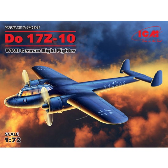 1/72 WWII German Night Fighter Dornier Do 17Z-10