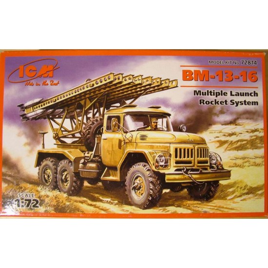 1/72 Multiple Launch Rocket System BM-13-16 on ZiL-131 Base
