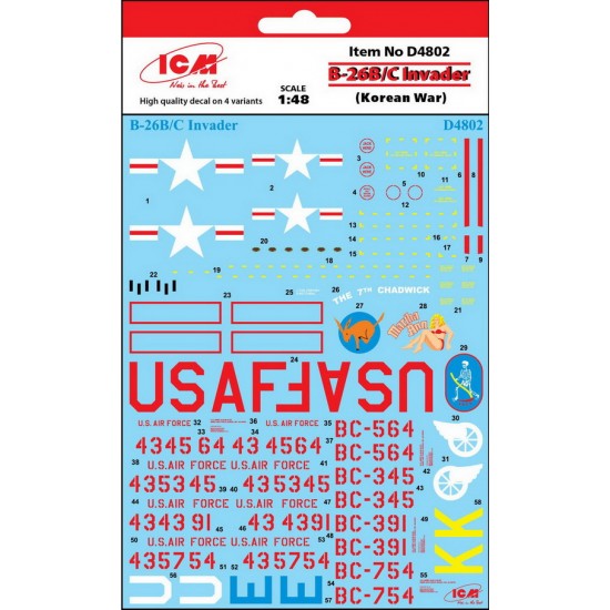 1/48 Korean War Douglas B-26B/C Invader
