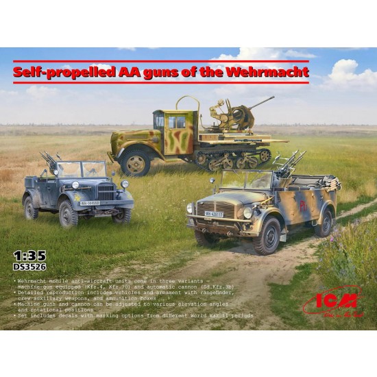 1/35 Wehrmacht Self-propelled AA Guns Vehicles