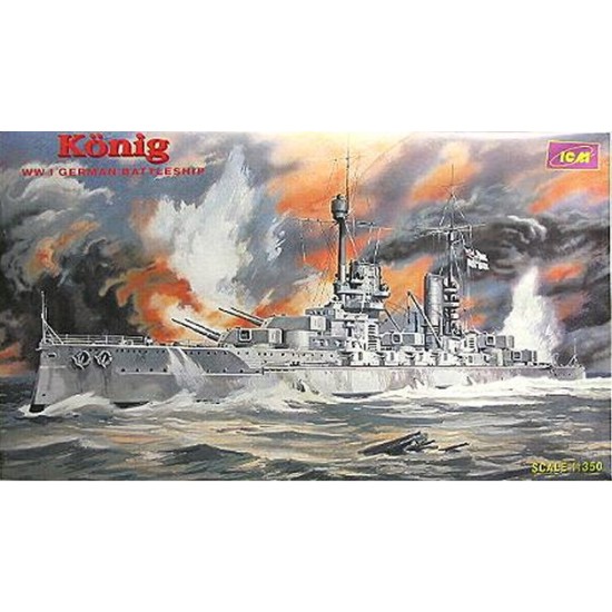 1/350 WWI German Battleship "Konig"