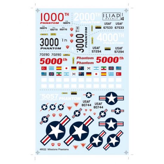 Decals for 1/48 Milestone Phantom