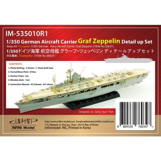 1/350 DKM Graf Zeppelin Detail-up Set for Trumpeter kit #05627