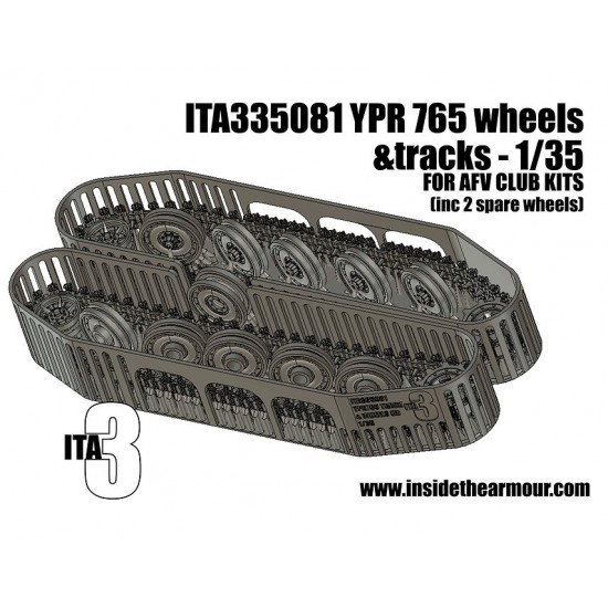 1/35 YPR Tracks and Wheels for AFV Club kits