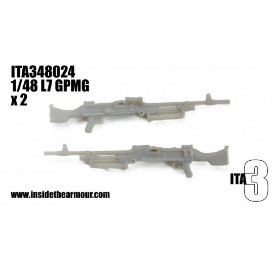 1/48 L7 GPMG x2 with optional Bipods