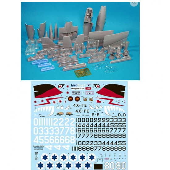 1/48 Israeli AF Dassault Ouragan MD 450 Detail Set
