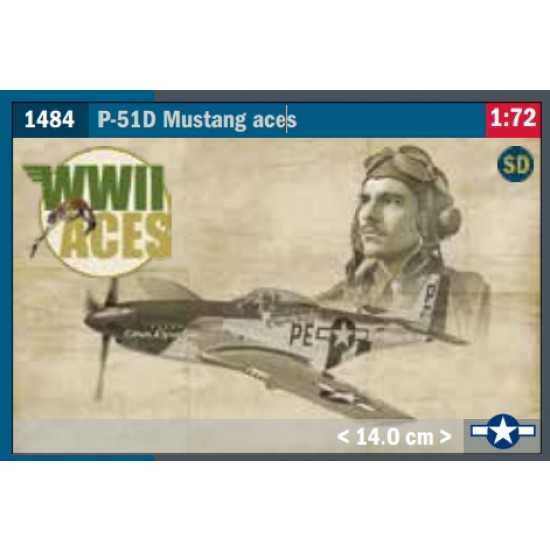1/72 P-51D Mustang aces