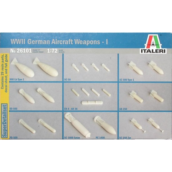 1/72 WWII German Aircraft Weapons Version I