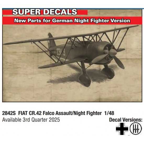 1/48 FIAT CR.42 Falco Assault/Night Fighter