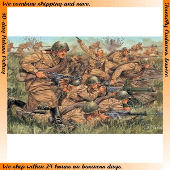 1/72 WWII Russian Infantry
