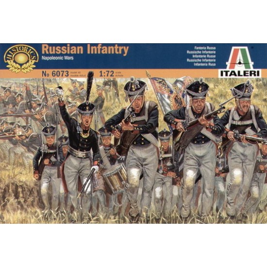 1/72 Russian Infantry in Napoleonic Wars (50 Figures)