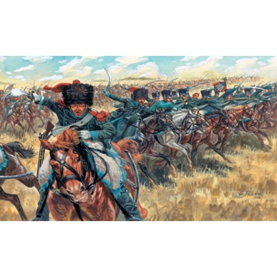 1/72 French Light Cavalry in Napoleonic Wars (17 Figures+17 Horses)
