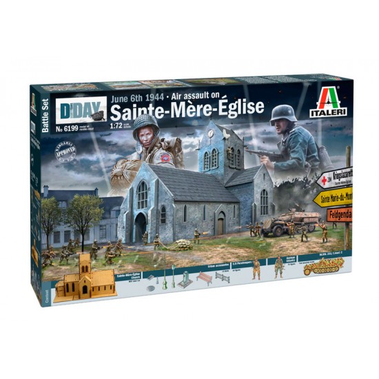 1/72 Battle of Normandy Sainte-Mere-Eglise 6 June 1944