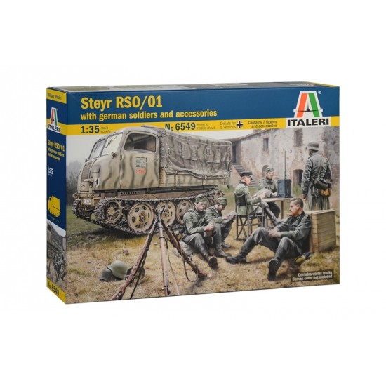1/35 Steyr RSO/01 w/German Soldiers & Accessories