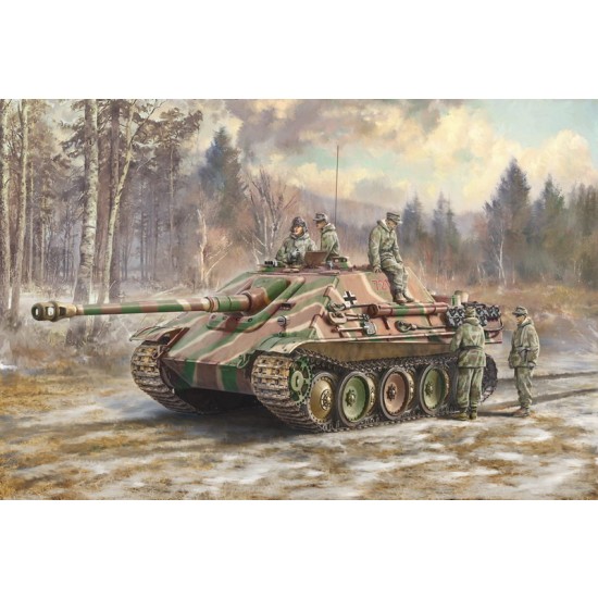 1/35 SdKfz. 173 Jagdpanther with Winter Crew (1 kit & 5 figures)