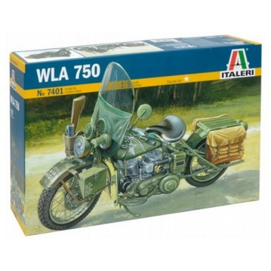 1/9 WWII US Army WLA 750 Military Motorcycle