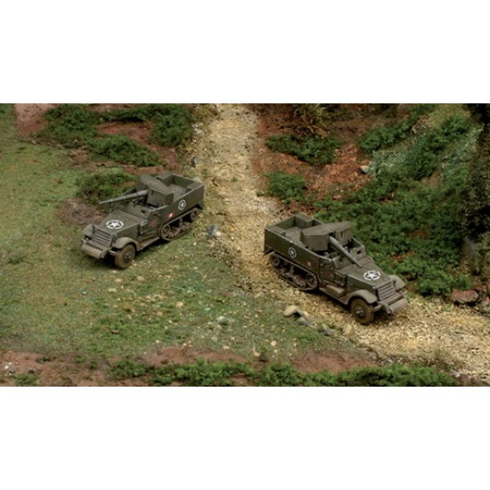 1/72 M3 75mm Gun Motor Carriage - Fast Assembly (2 Sets)