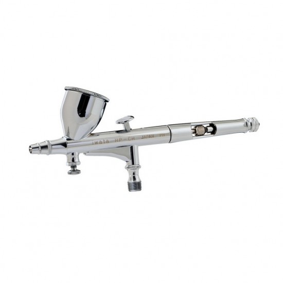 Dual-Action Gravity Feed Cup Airbrush w/Air Adjusting Valve (nozzle: 0.3mm)