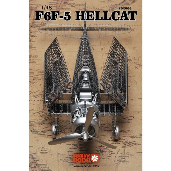 1/48 Grumman F6F-5 Hellcat Full Structure PE Detail Model