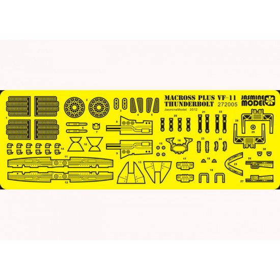1/72 Macross PLUS VF-11 Thunderbolt Detail Set for Hasegawa kits