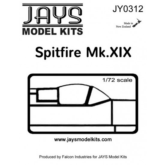 1/72 Spitfire PR Mk.19 Vacuum Form Canopy 